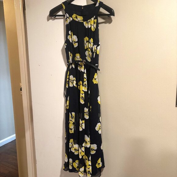 Tommy Hilfiger Women's Chiffon Midi Dress Size 14 - Picture 3 of 16
